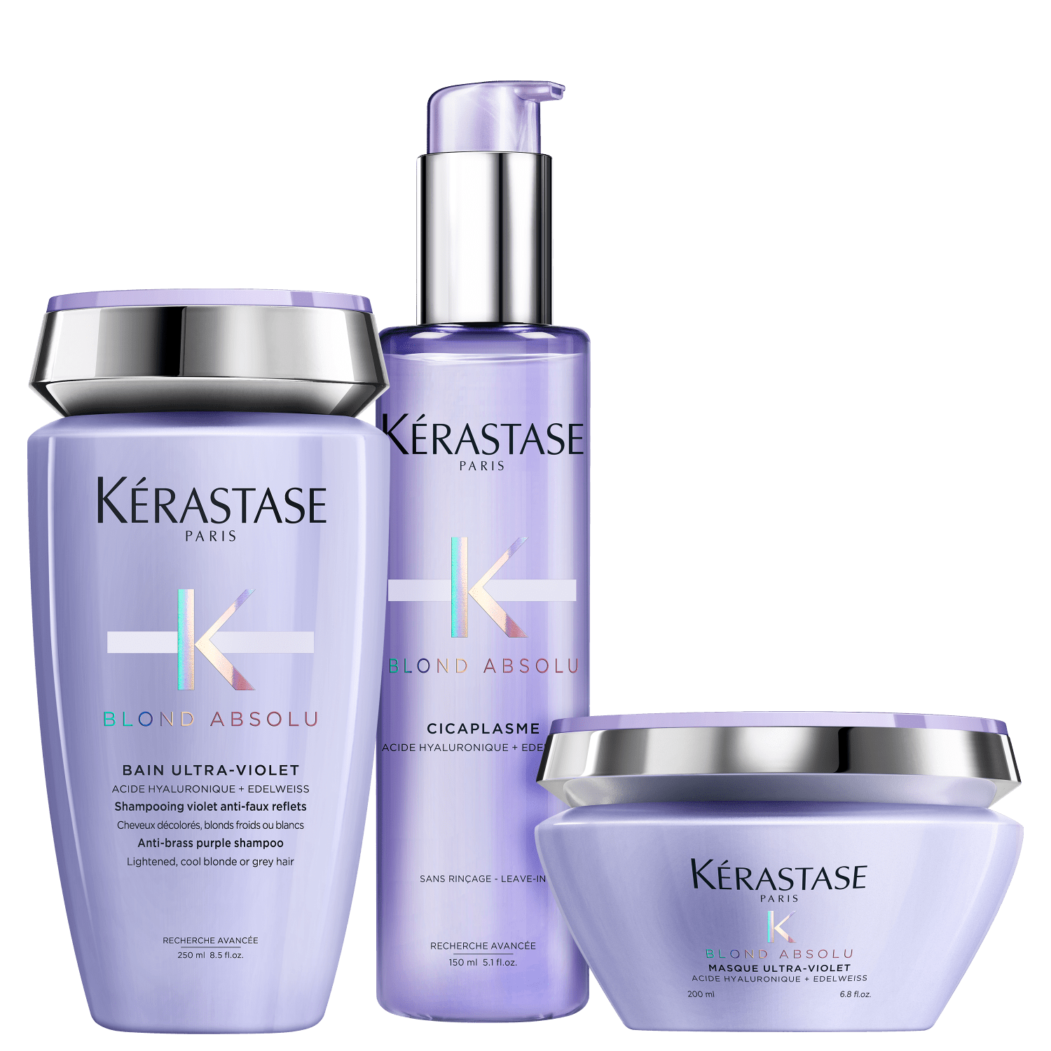 Kit Kérastase Blond Absolu Loiro Platinado (3 Produtos)