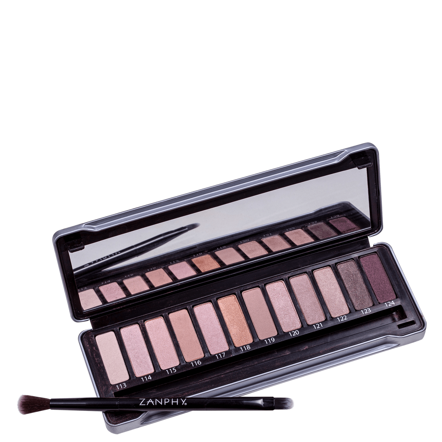 Zanphy Metallic Pack Prata - Paleta de Sombras 24g