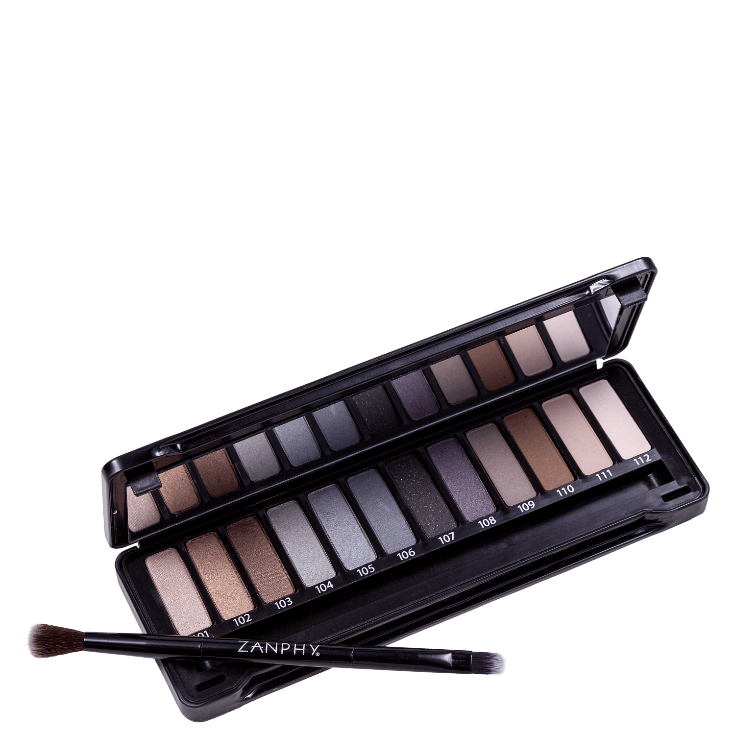 Zanphy Metallic Pack Preto - Paleta de Sombras 24g