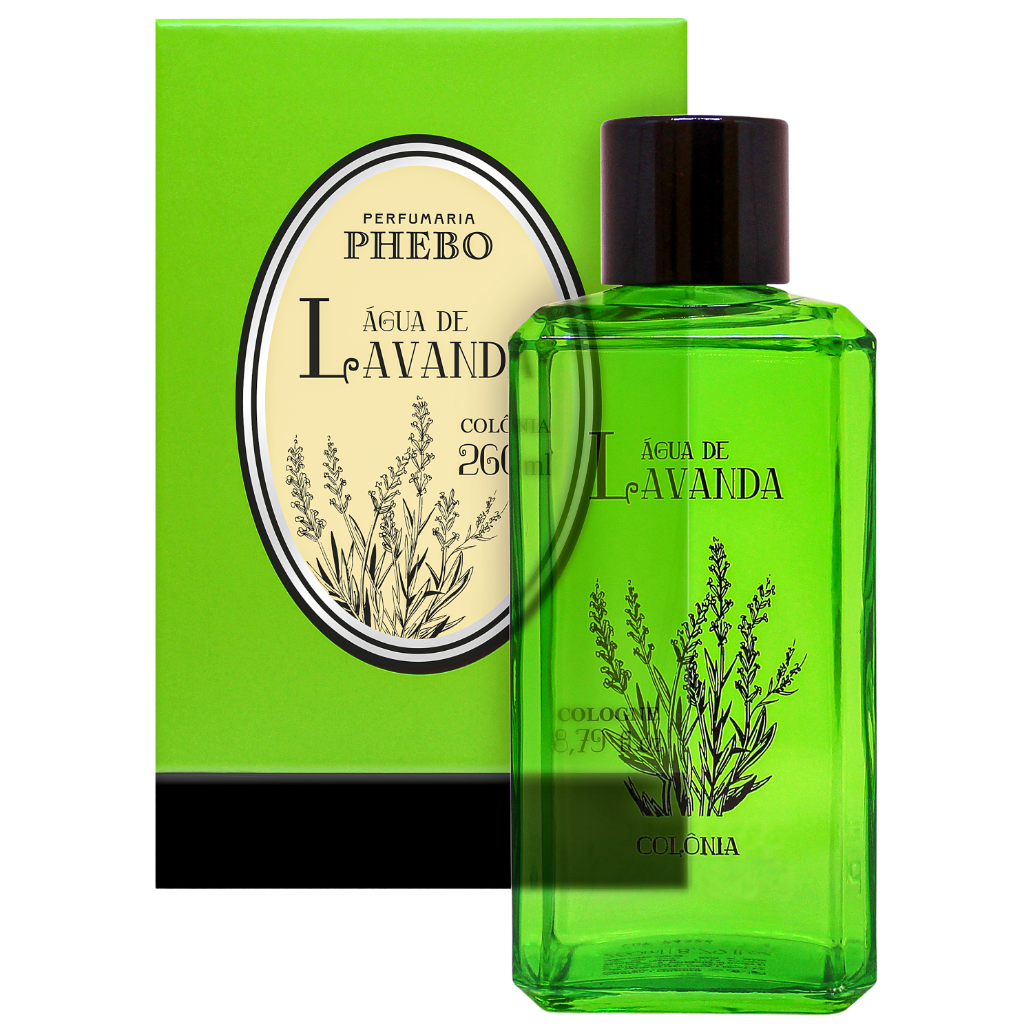 Flor de Lavanda Phebo Eau de Cologne - Perfume Unissex 260ml