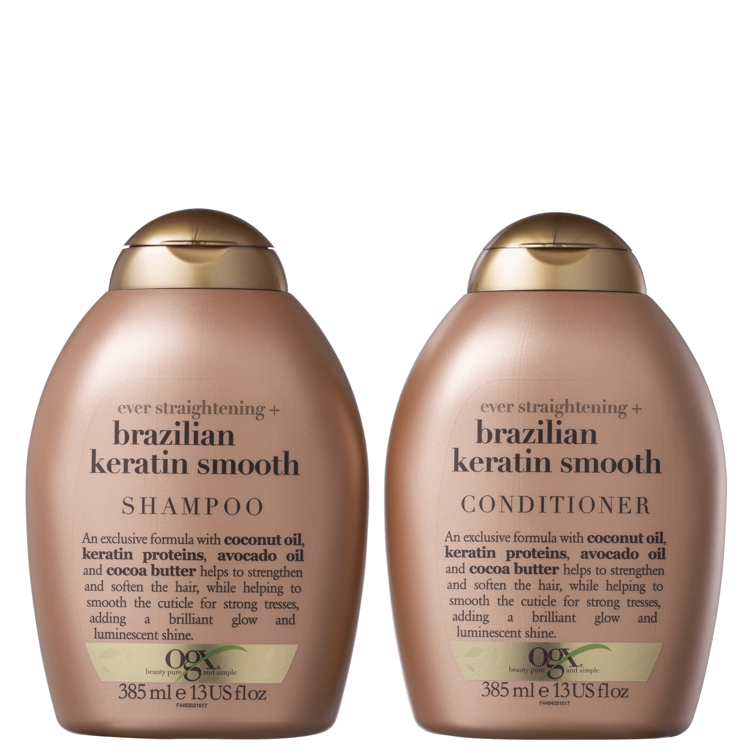 Kit OGX Brazilian Keratin Smooth Daily (2 Produtos)