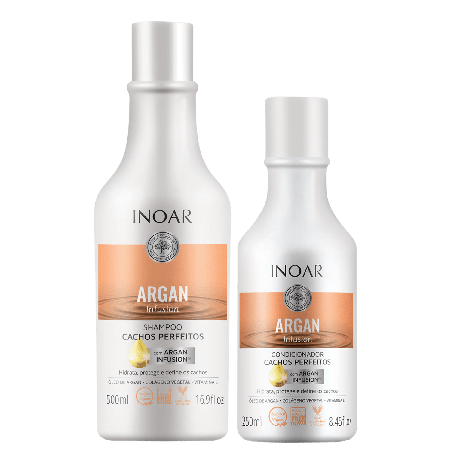 Kit Inoar Argan Infusion Cachos Perfeitos (2 Produtos)