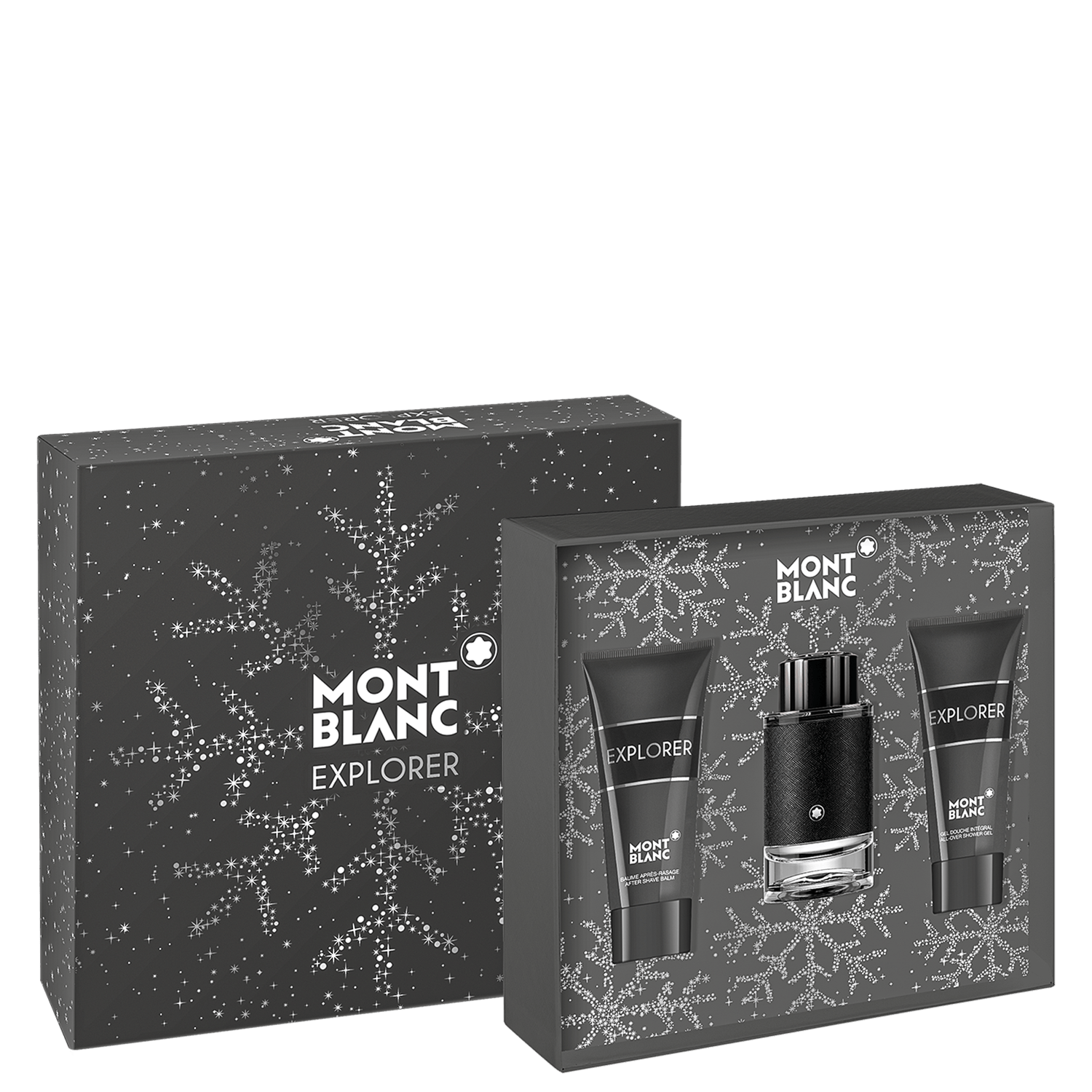 Conjunto Montblanc Explorer Masculino - Eau de Parfum 100ml + Pós-Barba 100ml + Gel de Banho 100ml 