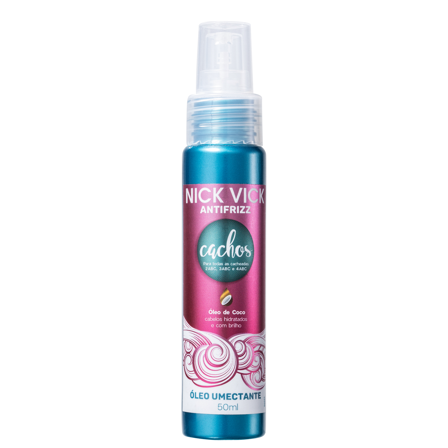 Nick & Vick Antifrizz Cachos Óleo de Coco - Óleo Capilar 50ml