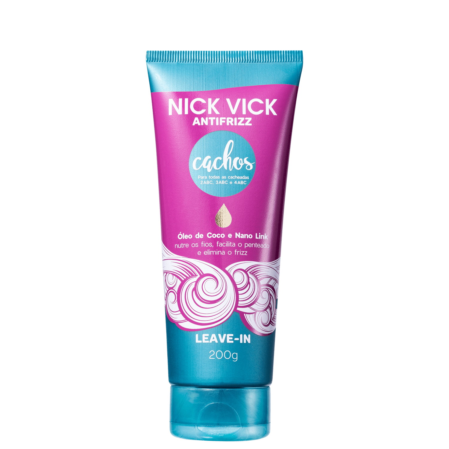 Nick & Vick Antifrizz Cachos - Leave-in 200g