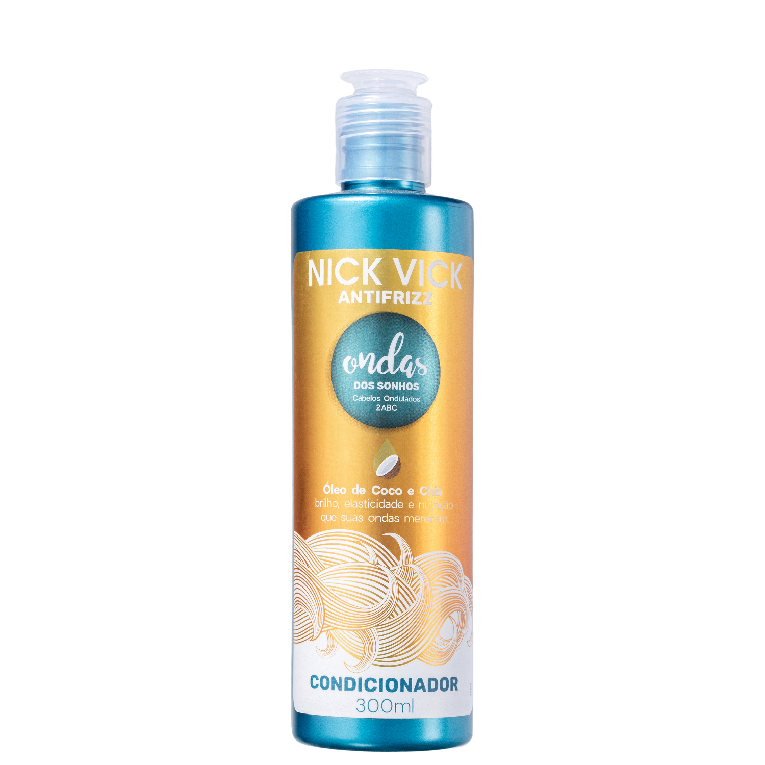 Nick & Vick Antifrizz Ondas dos Sonhos - Condicionador 300ml