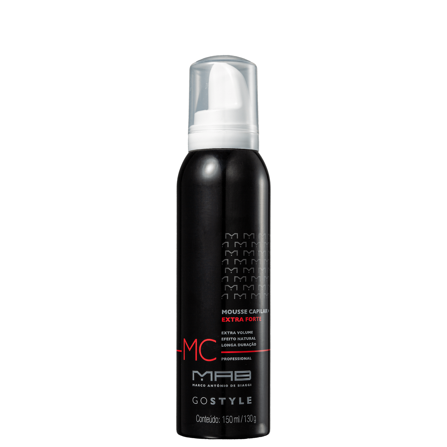 MAB Marco Antônio de Biaggi Go Style Extra Forte - Mousse Volumadora 150ml