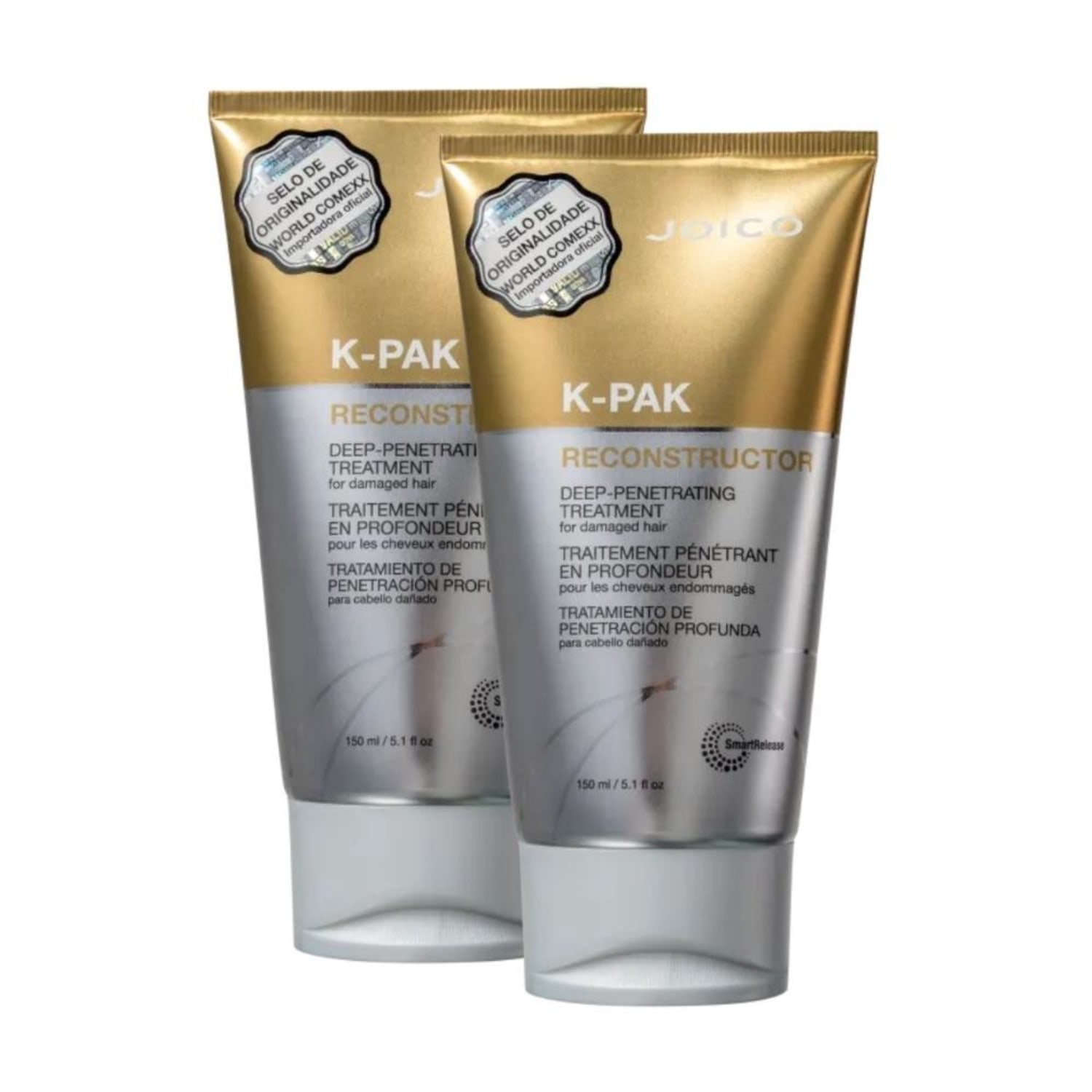 Kit Joico K-PAK Deep Penetrating Reconstructor Smart Release Double Mask (2 Unidades)