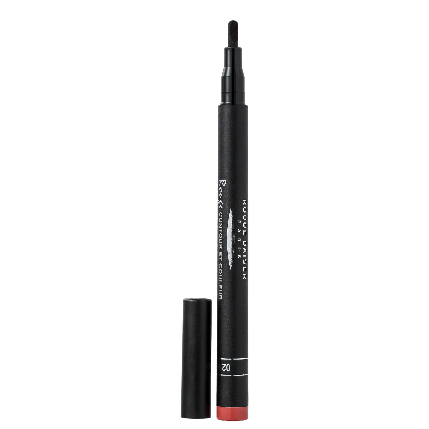 Rouge Baiser Paris Rouge Contour Et Couleur 02 Beige Rose - Delineador Labial