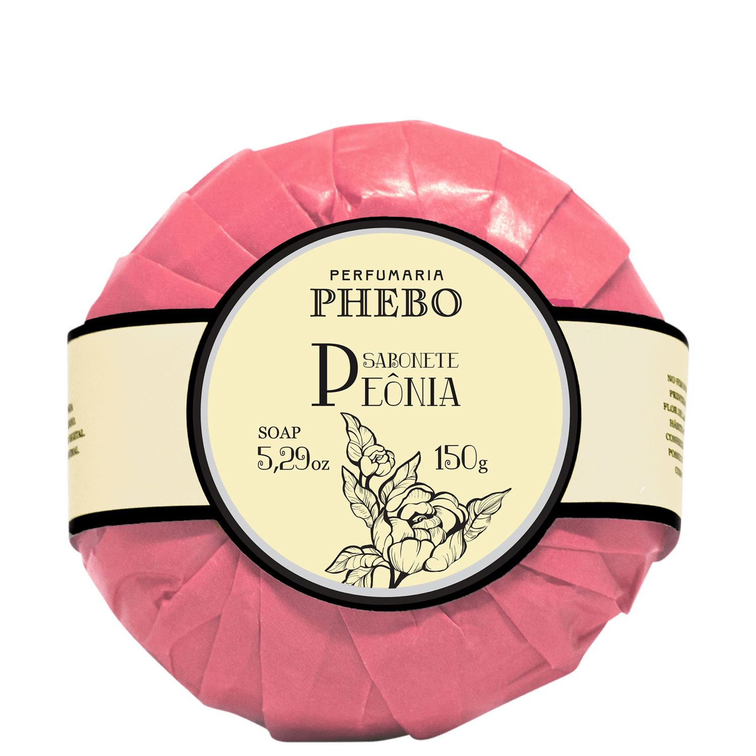 Phebo Perfumaria Peônia - Sabonete em Barra 150g
