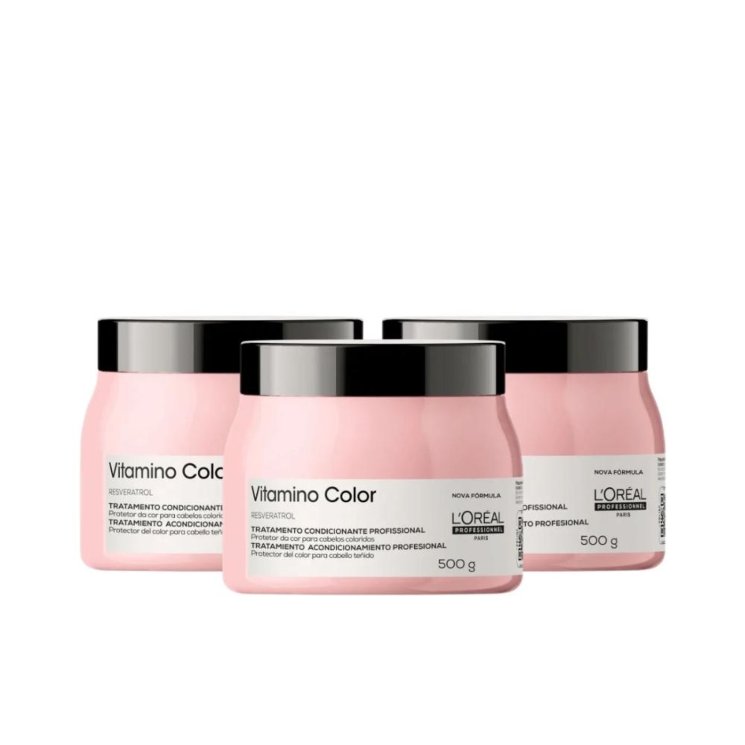 Kit L'Oréal Professionnel Serie Expert Vitamino Color - Máscara Capilar (3 Unidades)