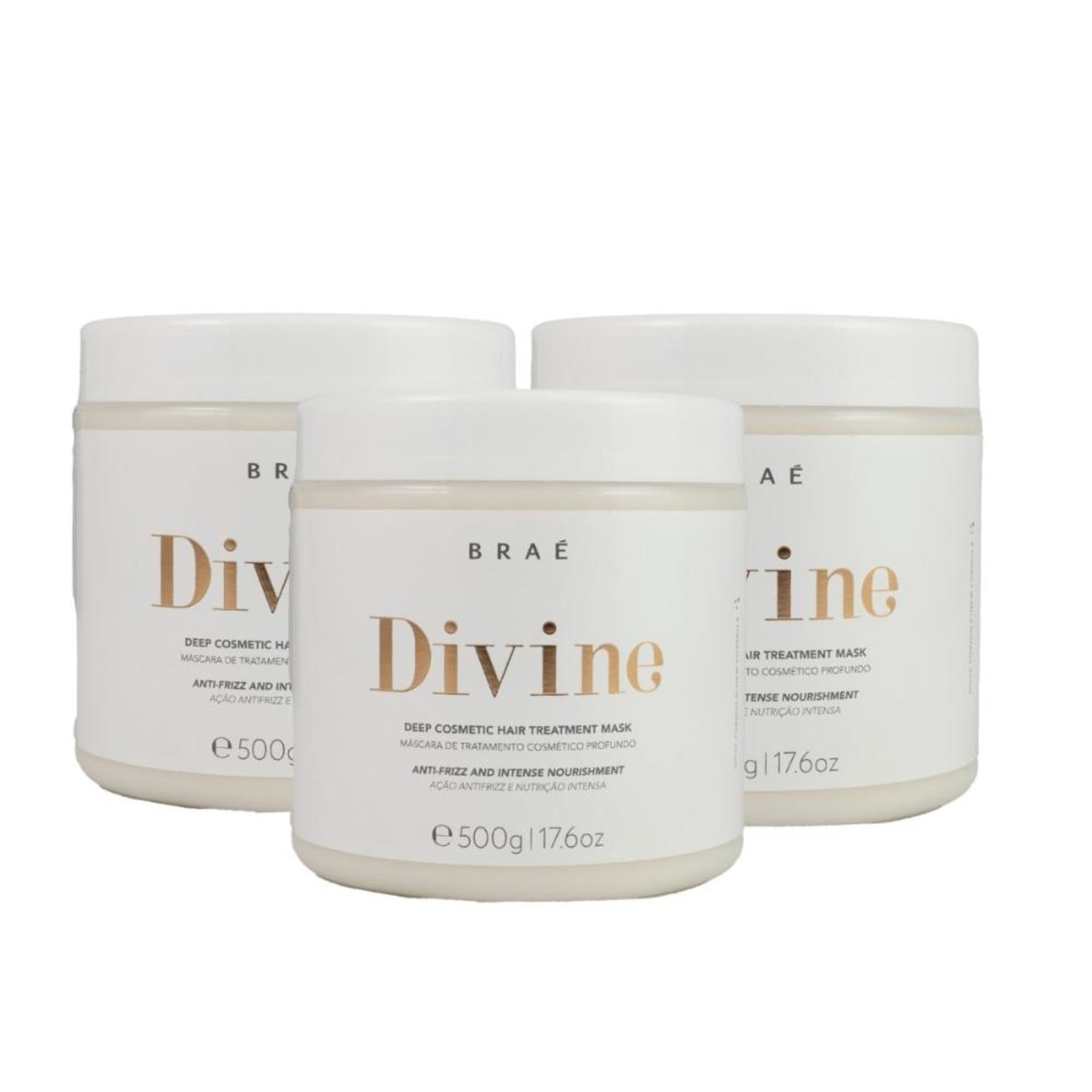 Kit Braé Divine Máscaras (3 Unidades)