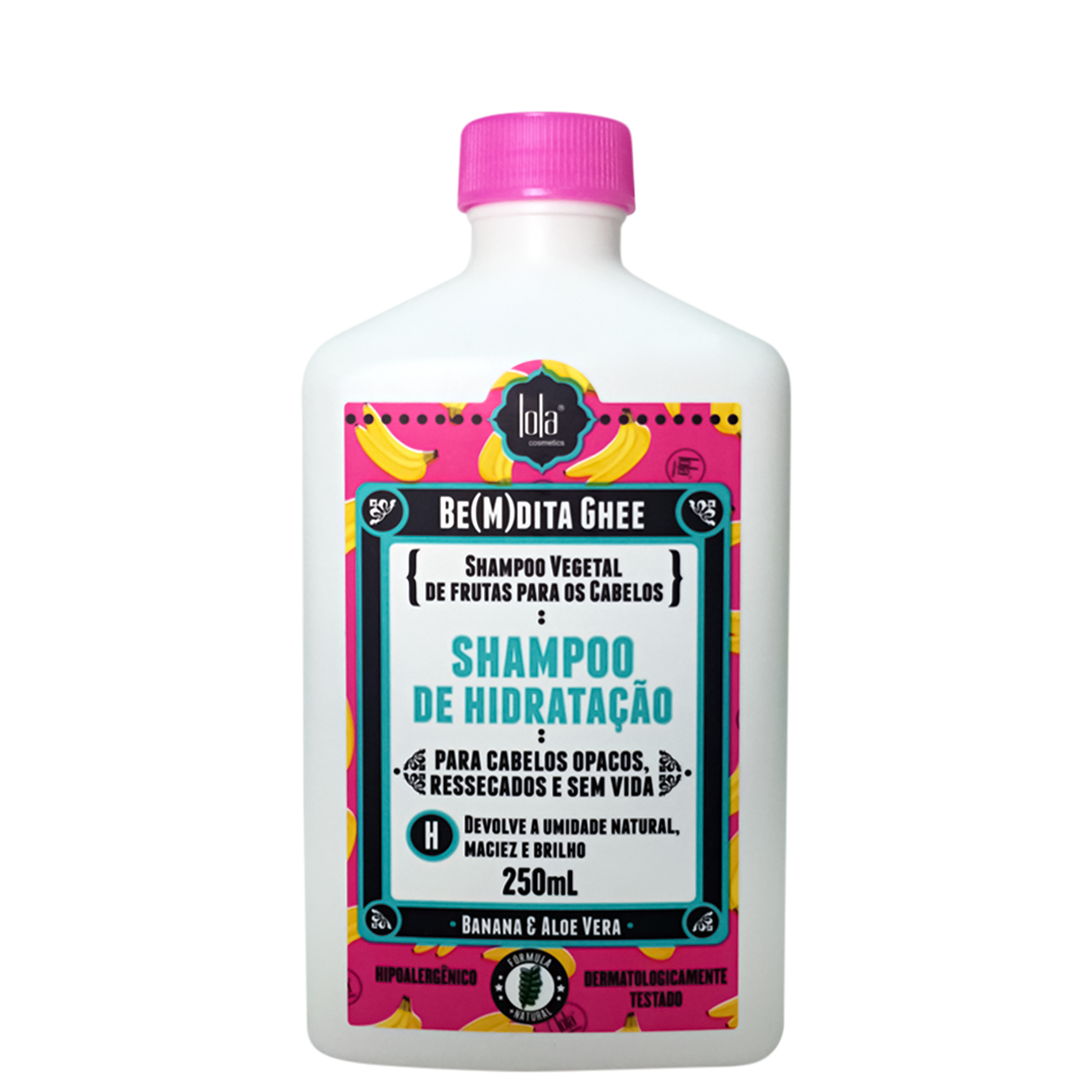 Lola Cosmetics Be(M)dita Ghee de Hidratação Banana & Aloe Vera - Shampoo 250ml