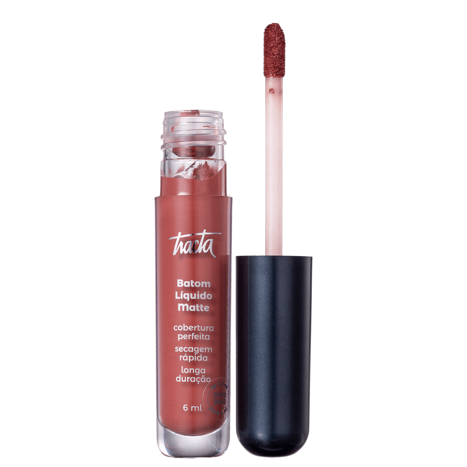 Tracta 65 Nude Rosado - Batom Líquido Matte 6ml