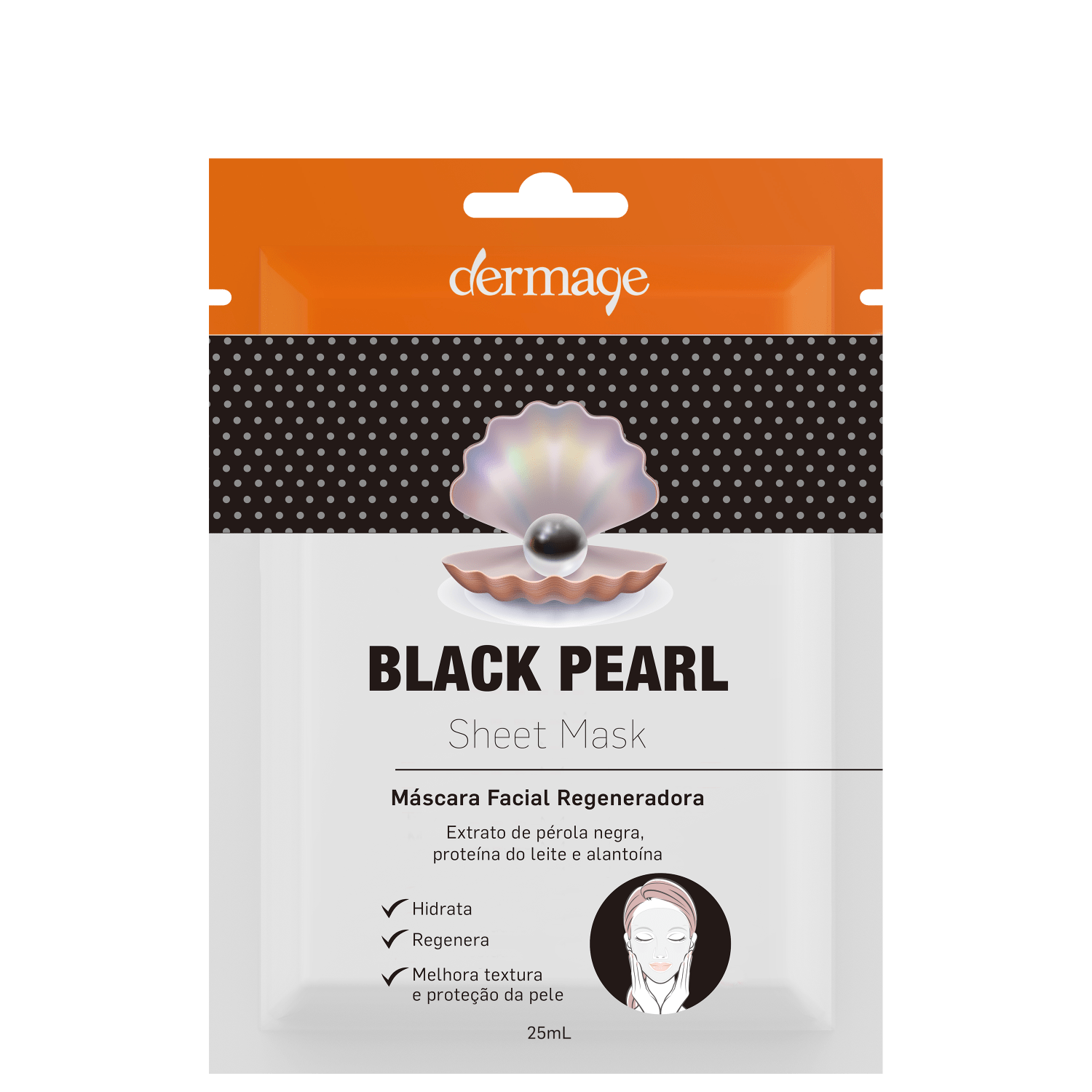 Dermage Black Pearl - Máscara Facial 25ml