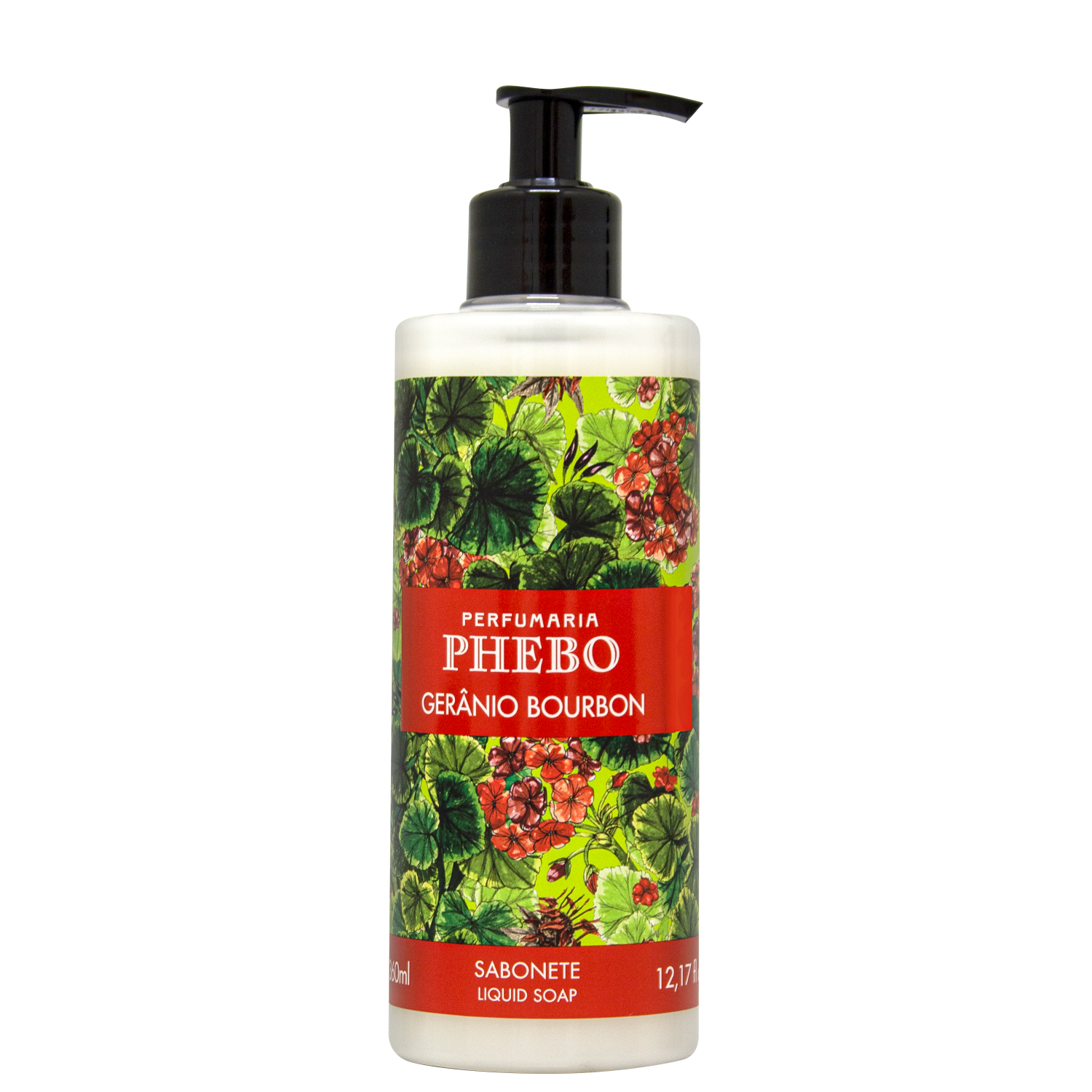 Phebo Mediterrâneo Gerânio - Sabonete Líquido 360ml