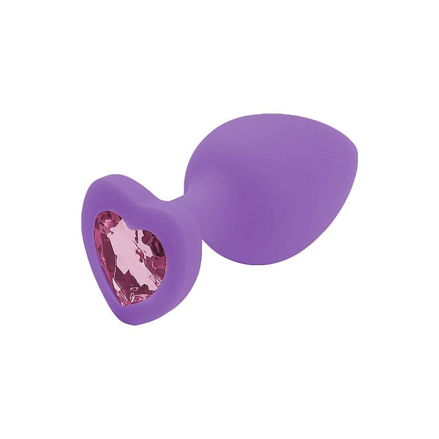 Sexy Import Coração Silicone Roxo - Plug Anal