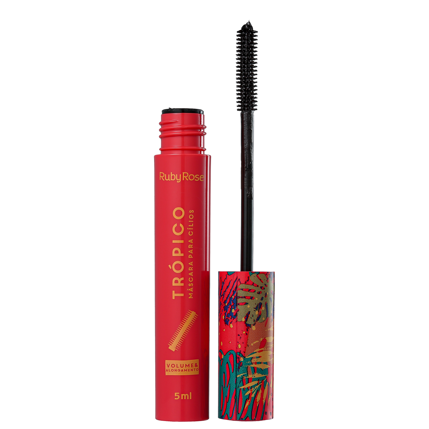 Ruby Rose Trópico Volume e Alongamento - Máscara para Cílios 5ml