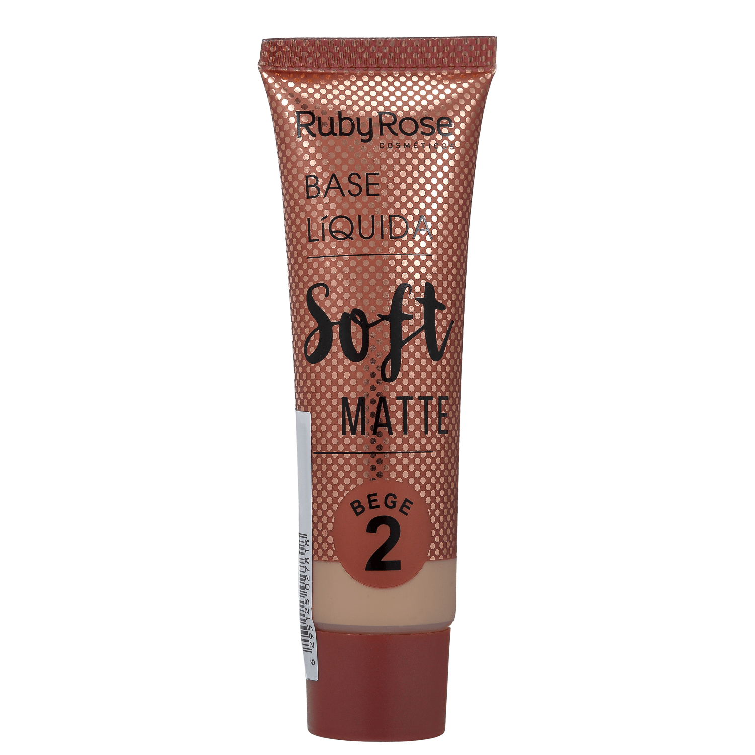 Ruby Rose Soft Matte 2 Bege Natural - Base Líquida 29ml