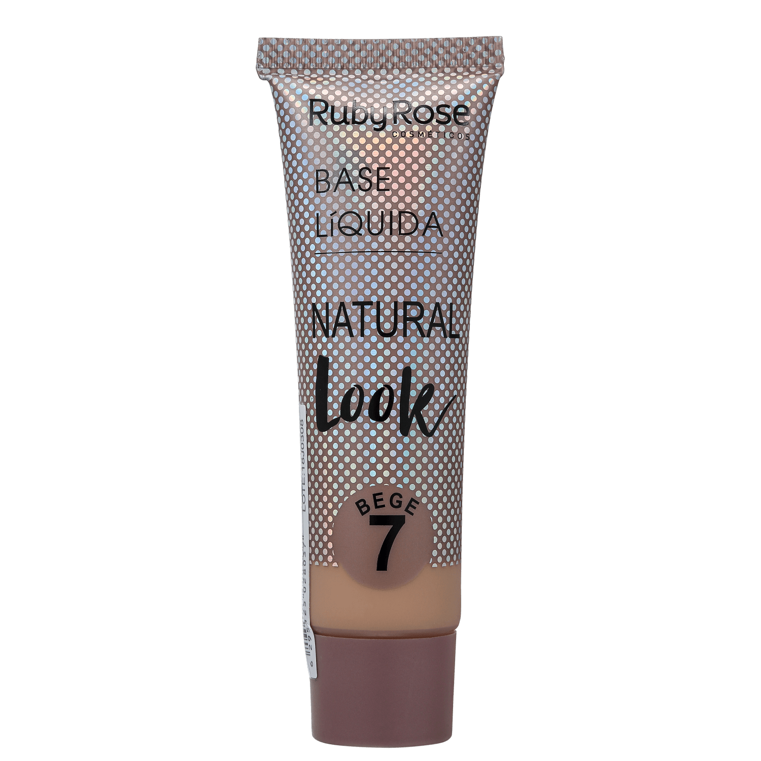 Ruby Rose Natural Look Bege 7 - Base Líquida 29ml