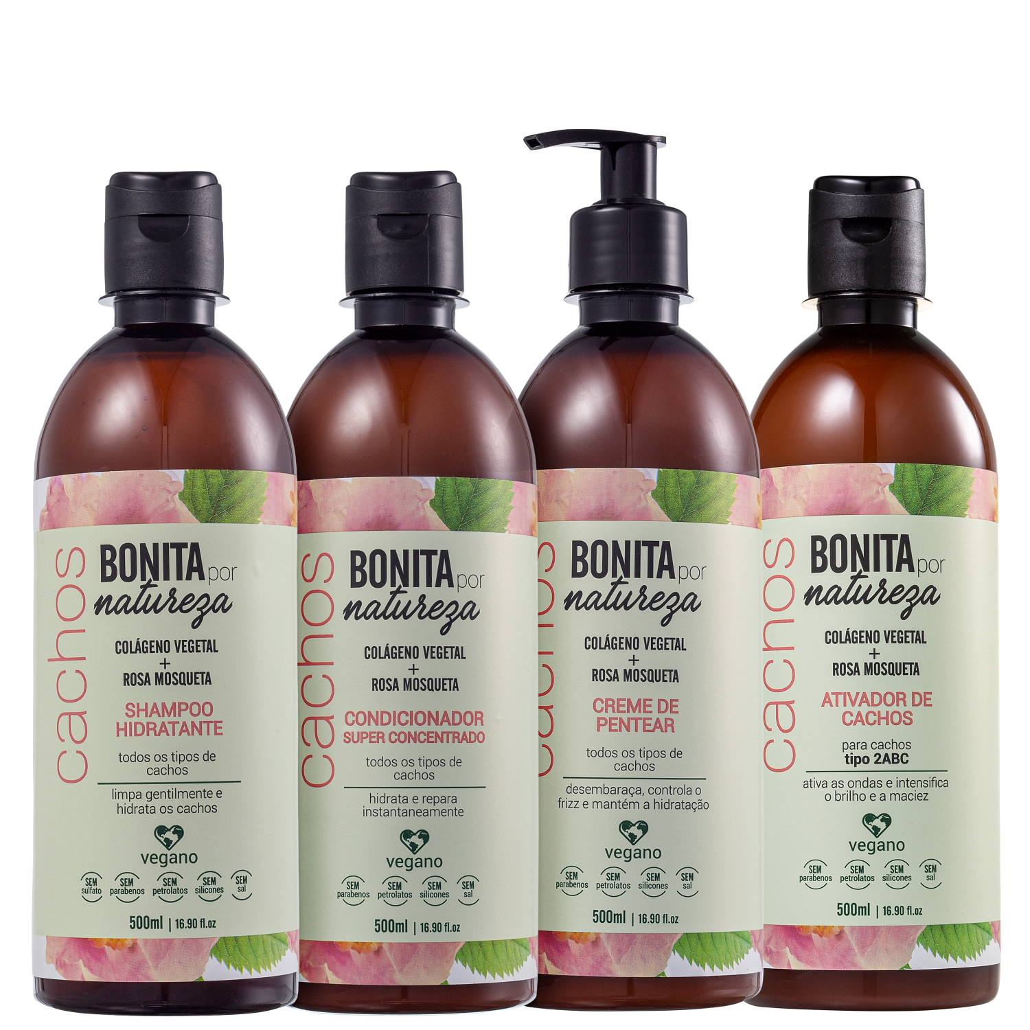 Kit Bonita por Natureza Cachos Completo (4 Produtos)