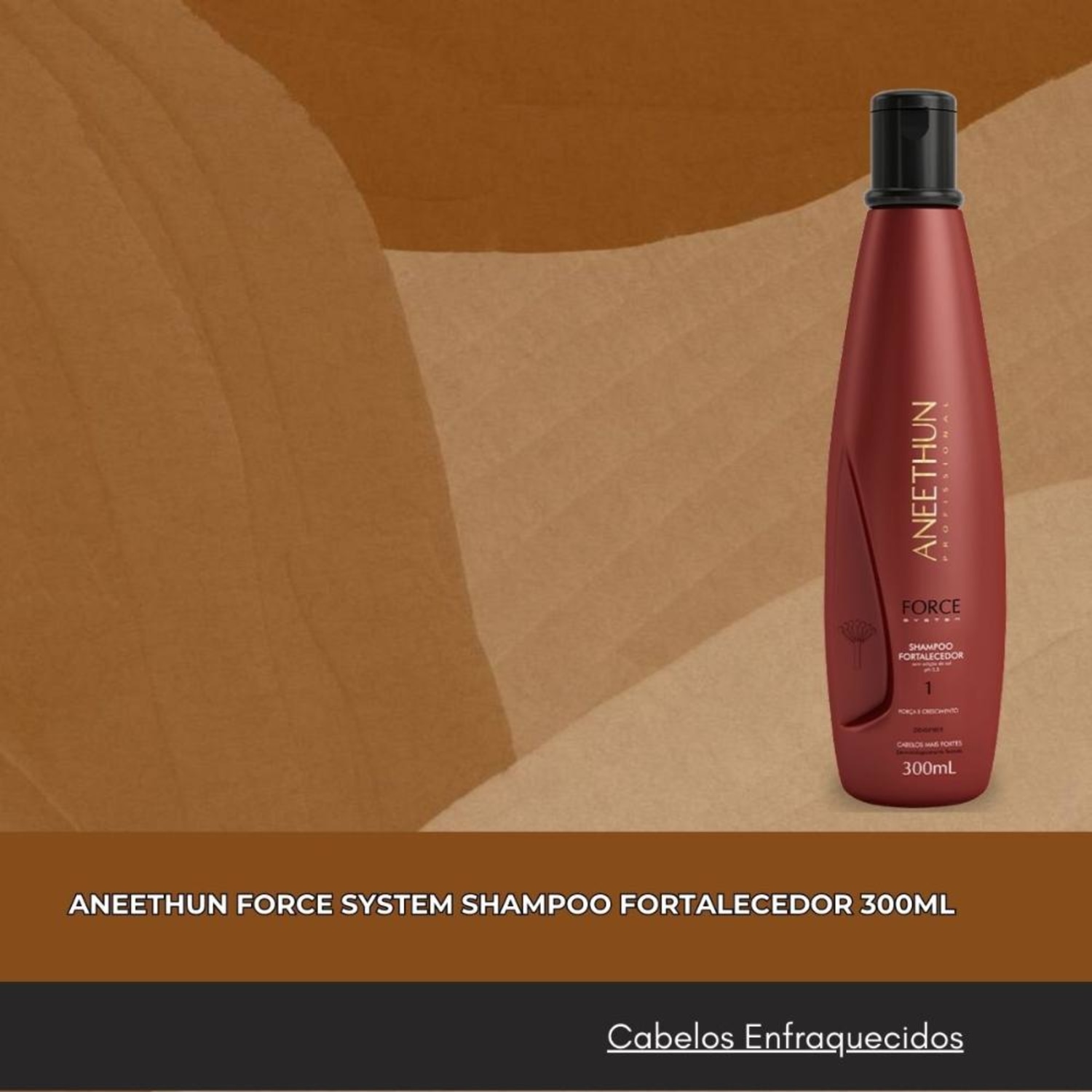 Aneethun Force Kit 3 Shampoo Fortalecedor 300ml