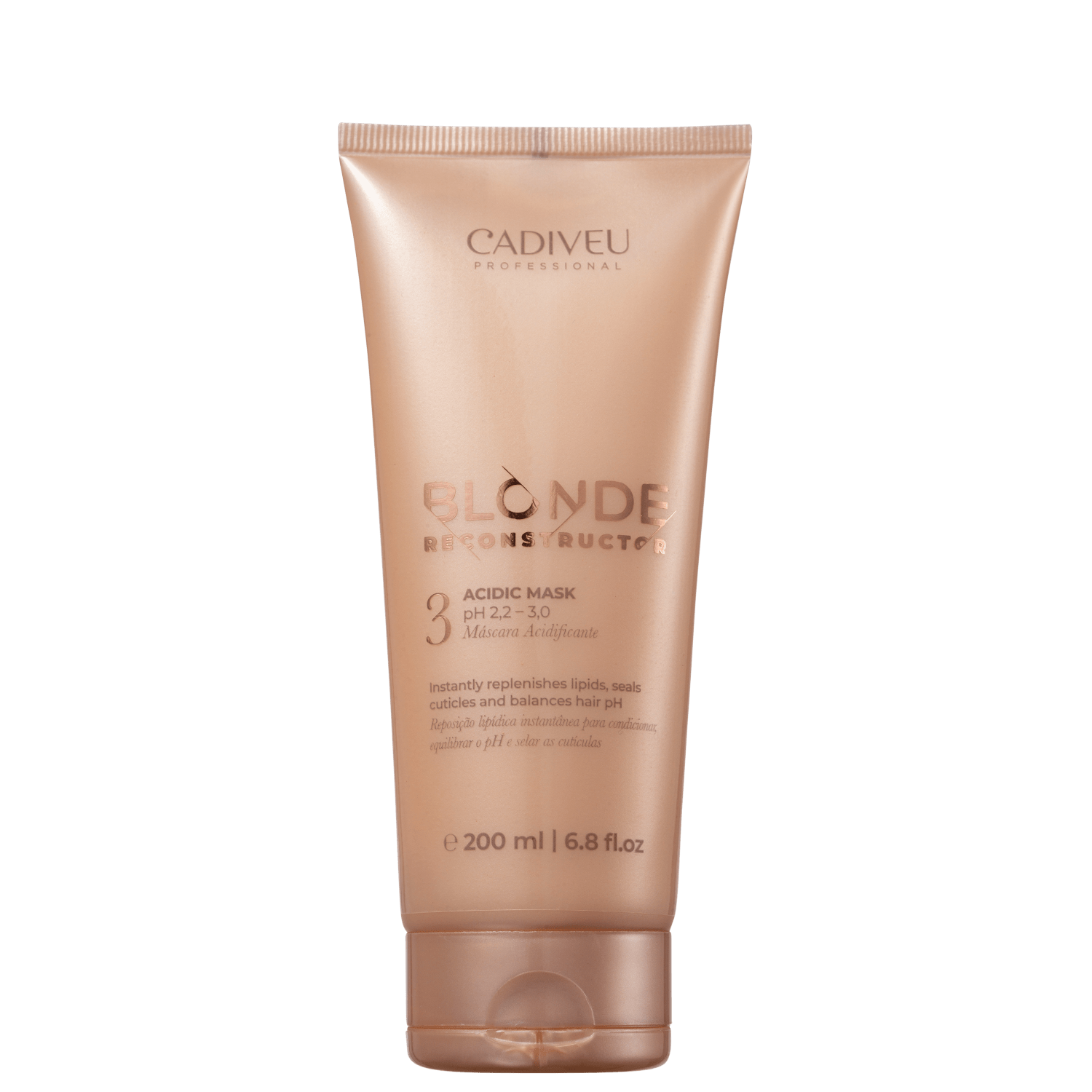 Cadiveu Professional Blonde Reconstructor Acidic - Máscara Acidificante 200ml