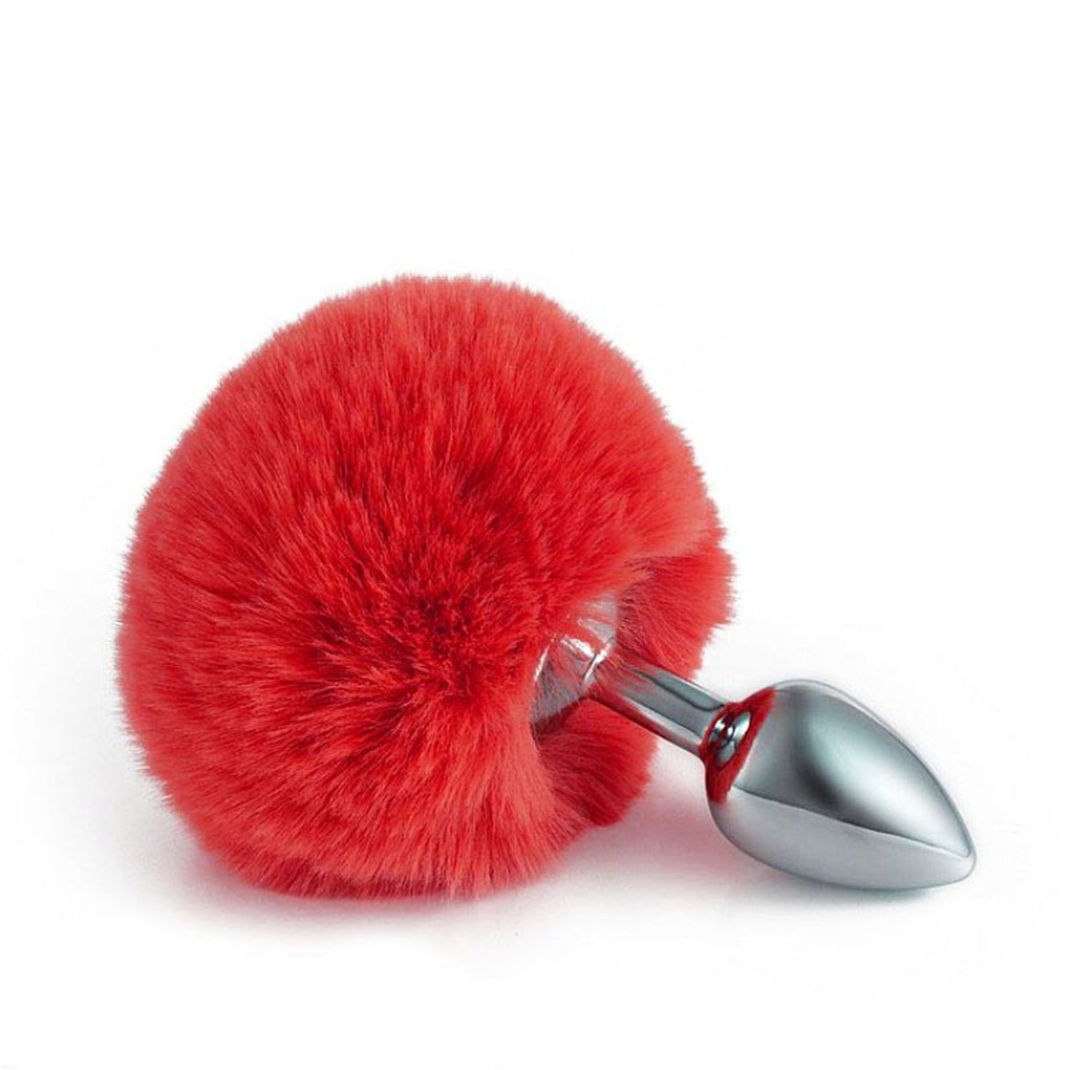 Plug Anal Pompom com Tiara de Orelhas + Grampos para os seios em Metal e Gargantilha