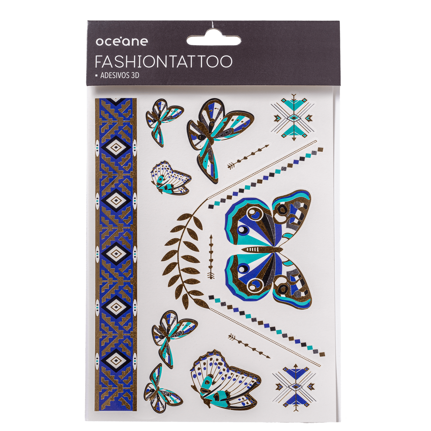 Océane Fashion Tattoo FT10 - Tatuagem Temporária