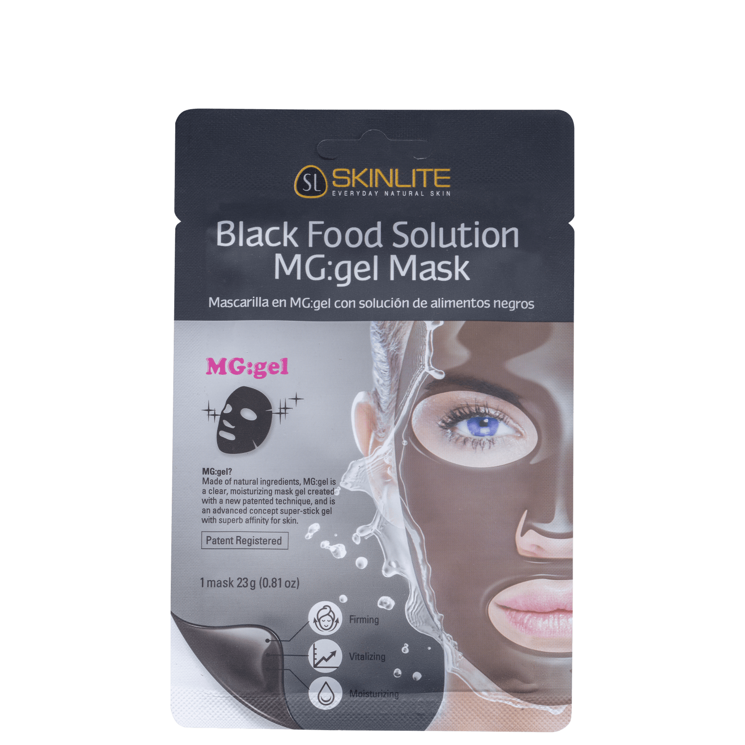 Skinlite Solução de Alimentos Pretos - Máscara Facial 23g