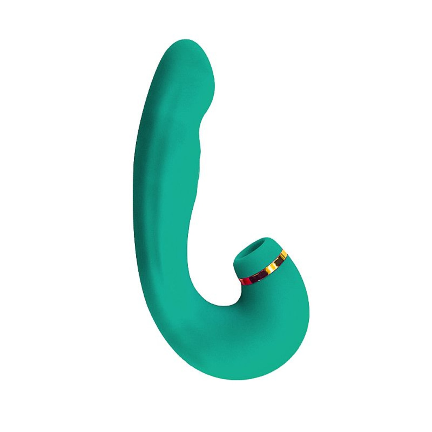 Vibrador de Ponto G e Clitóris Air Pulse 2 com Dedilhar Tapping no Meio - Azul Claro