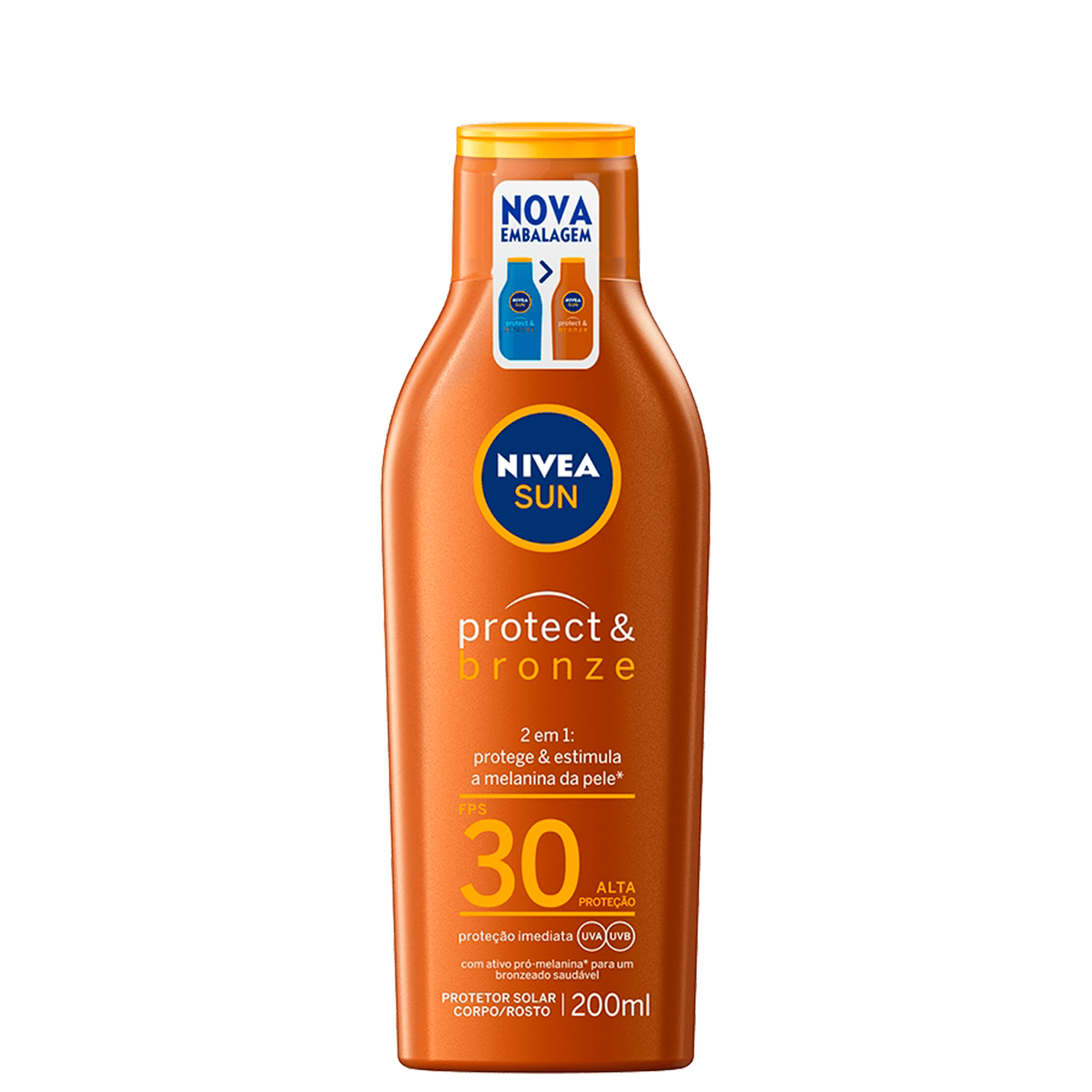 NIVEA SUN Protect & Bronze FPS 30 - Protetor Solar 200ml