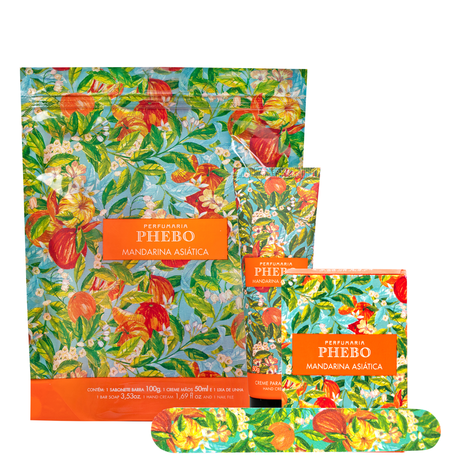 Kit Phebo Mandarina Asiática (3 Produtos)