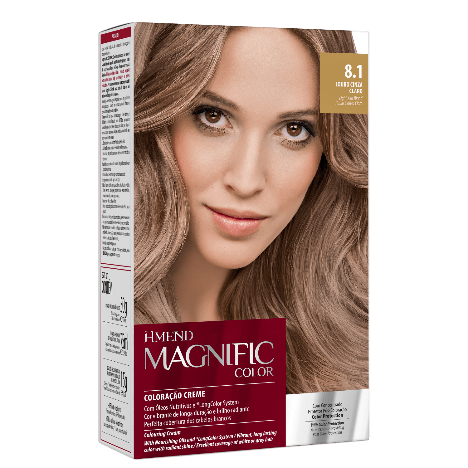 Amend Magnific Color 8.1 Louro Cinza - Coloração 200g