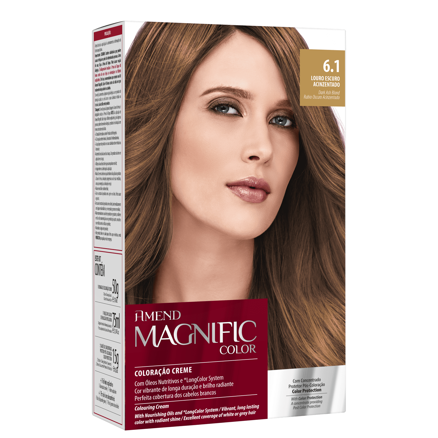 Amend Magnific Color 6.1 Louro Escuro Acinzentado - Coloração 200g