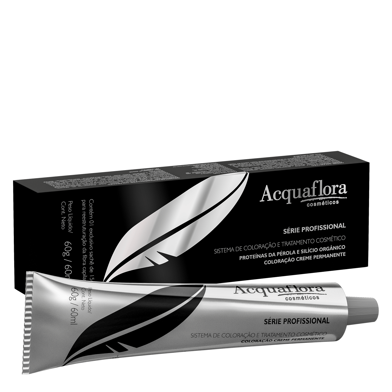 Acquaflora 55.62 Castanho Claro Intenso Vermelho Irisado - Coloração Permanente 60g