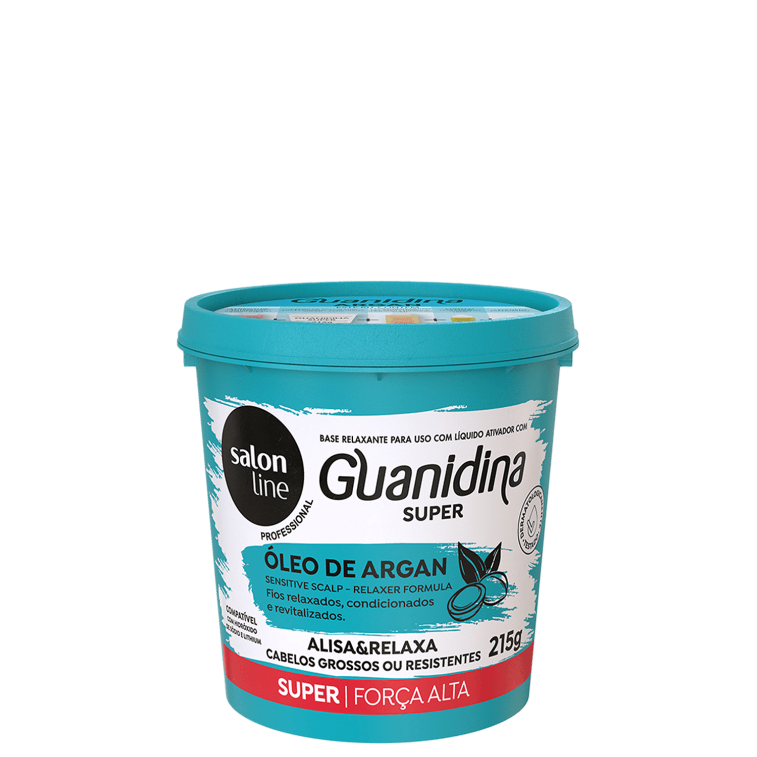 Salon Line Guanidina Óleo de Argan Super - Base Relaxante 215g