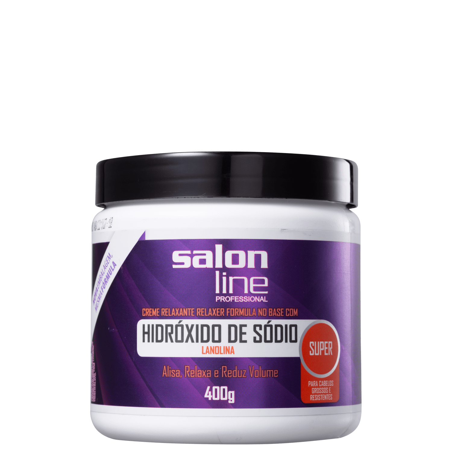 Salon Line Hidróxido de Sódio Lanolina Super - Creme Relaxante 400g