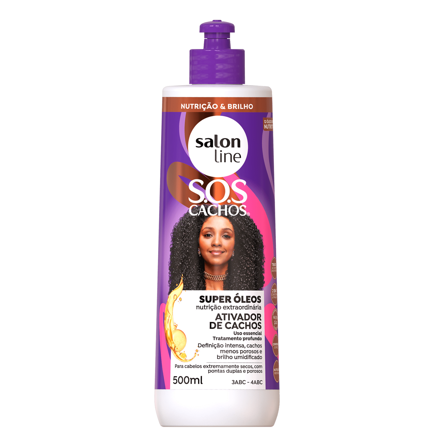 Salon Line S.O.S Cachos Super Óleos - Ativador de Cachos 500ml