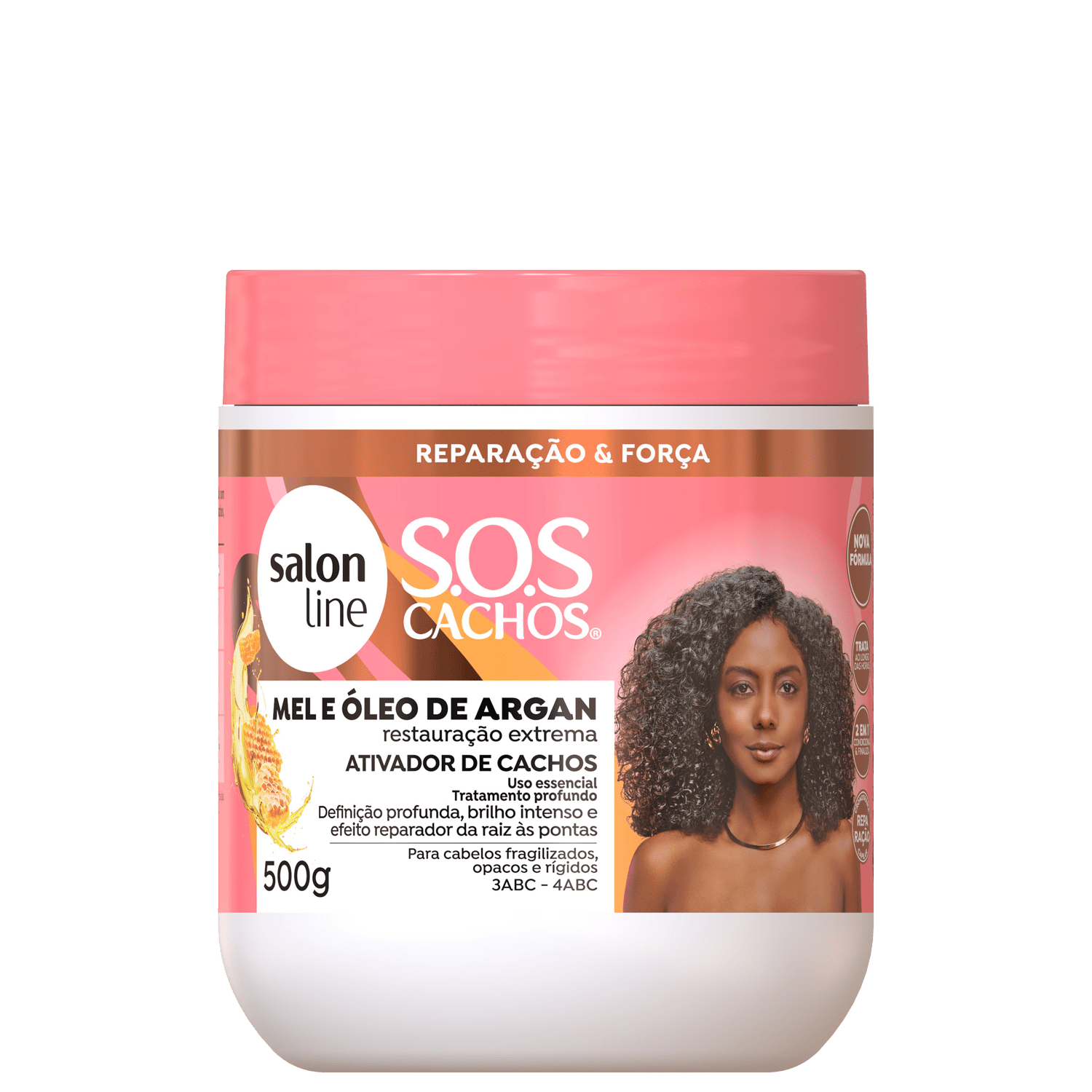 Salon Line S.O.S Cachos Mel Cachos Intensos - Ativador de Cachos 500g