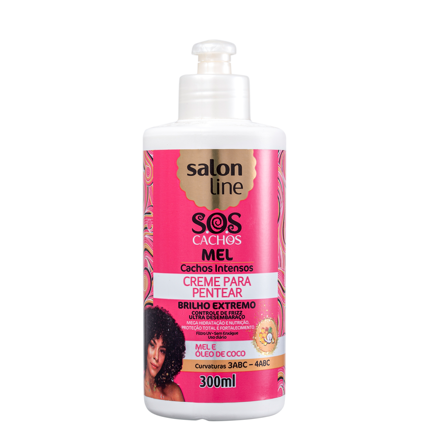 Salon Line S.O.S Cachos Mel Cachos Intensos - Creme de Pentear 300ml