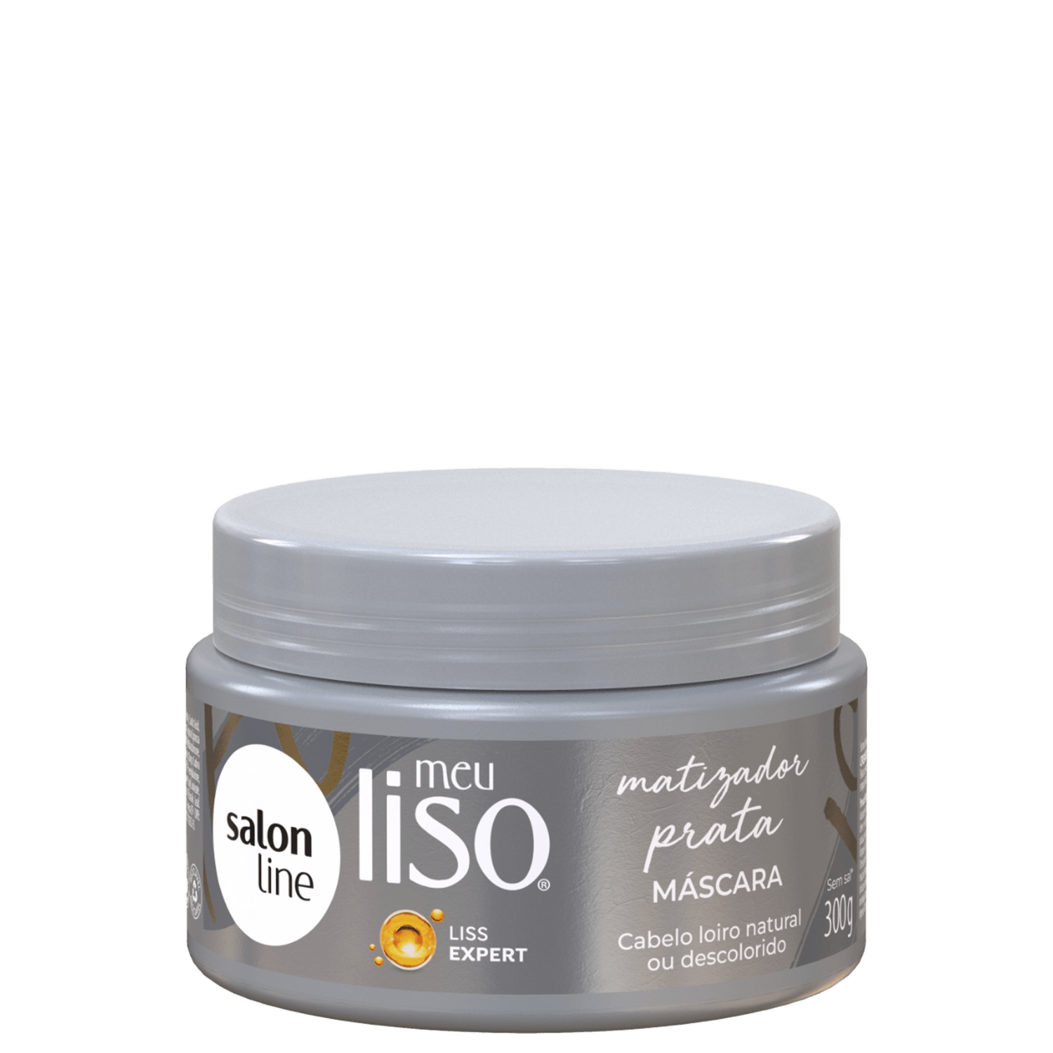 Salon Line Meu Liso Prata - Máscara Matizadora 300g