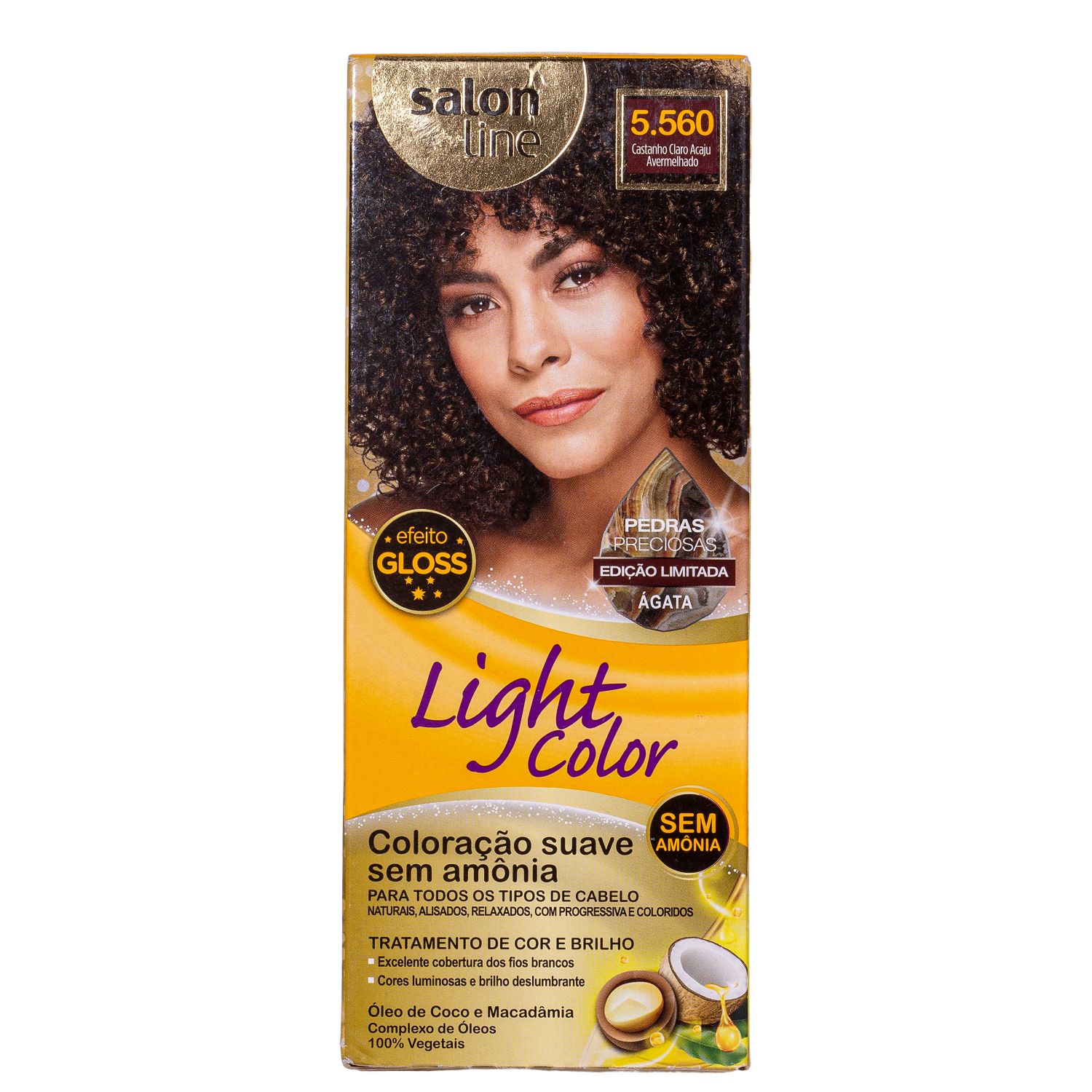 Kit Salon Line Light Color 5.560 Ágata - Tonalizante