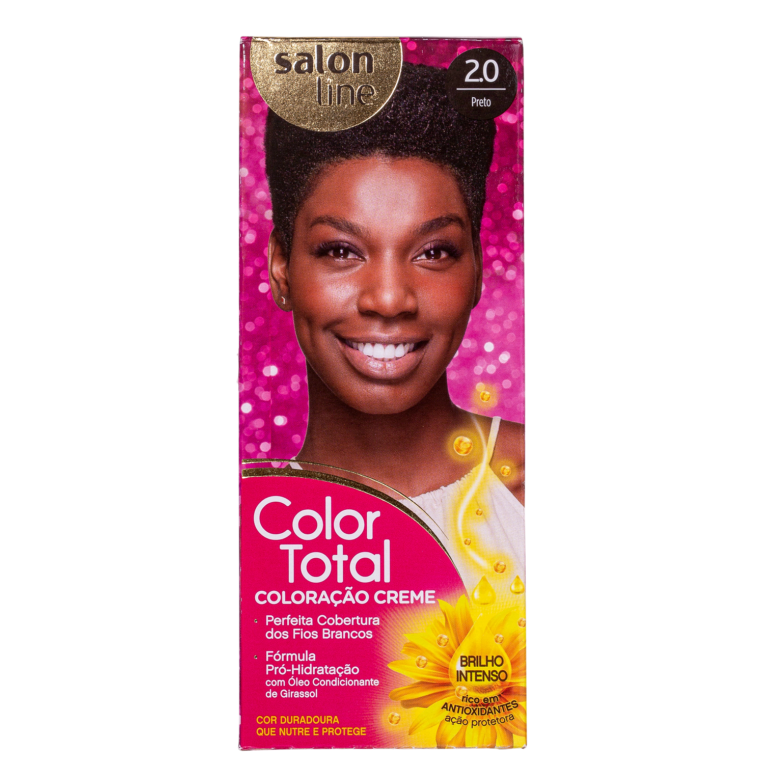 Kit Salon Line Color Total 2.0 Preto - Coloração Permanente