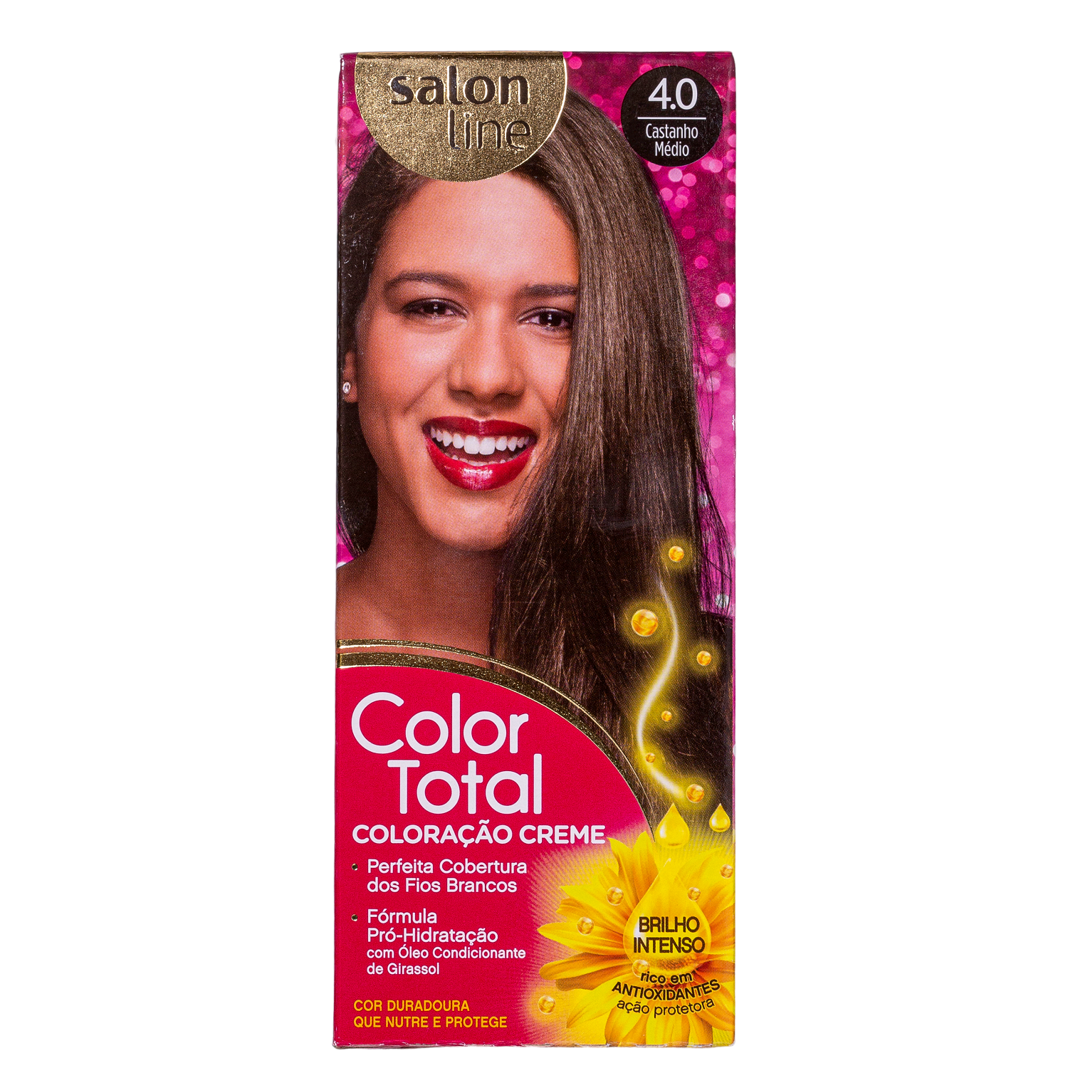 Kit Salon Line Color Total 4.0 Castanho Médio - Coloração Permanente