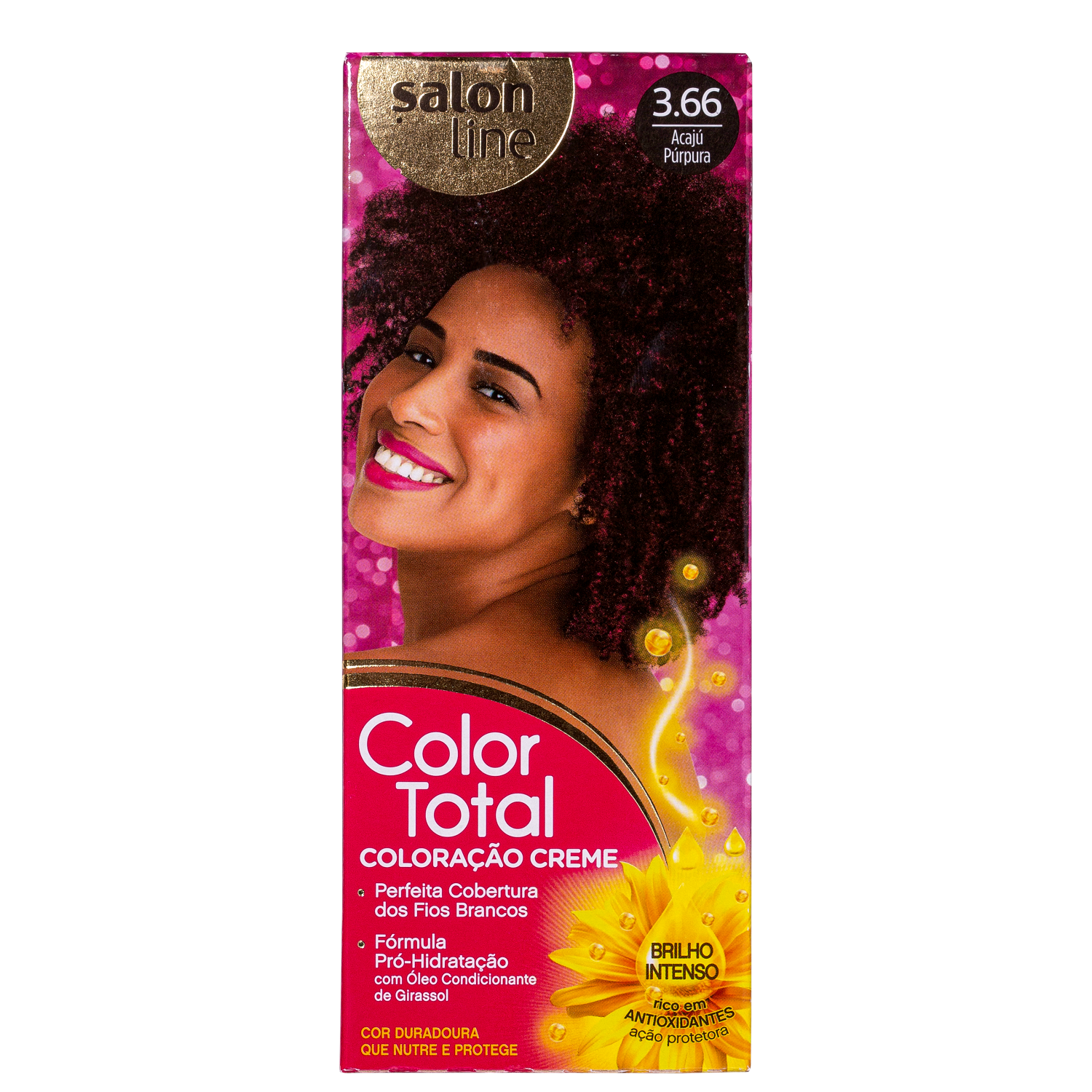 Kit Salon Line Color Total 3.66 Acaju Púrpura - Coloração Permanente