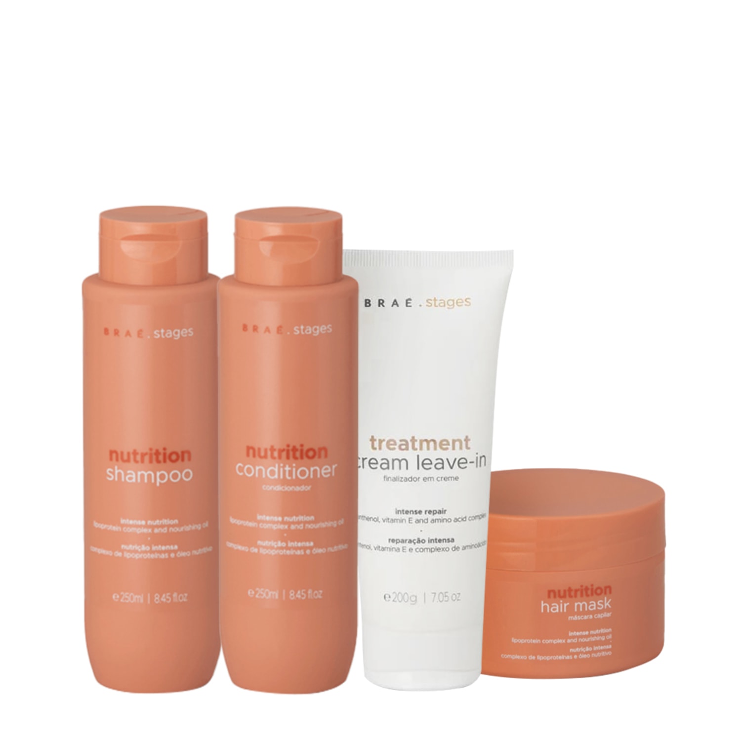 Kit Braé Stages Nutrition Home Care (4 Produtos)