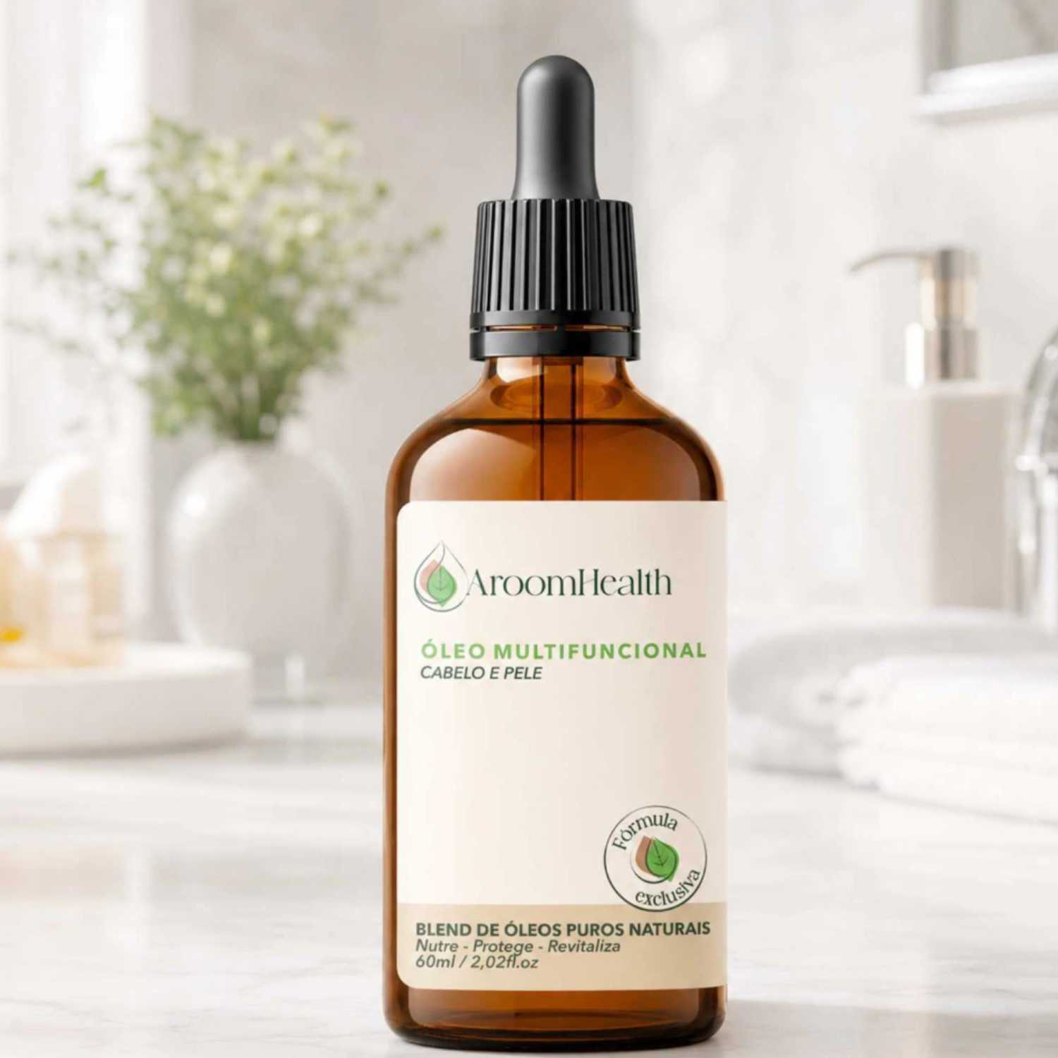 Blend Multifuncional Óleos Vegetais Cabelo e Pele 60 ml Fórmula Exclusiva