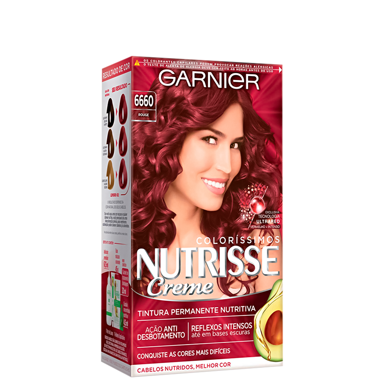 Garnier Nutrisse Creme 6660 Rouge - Coloração