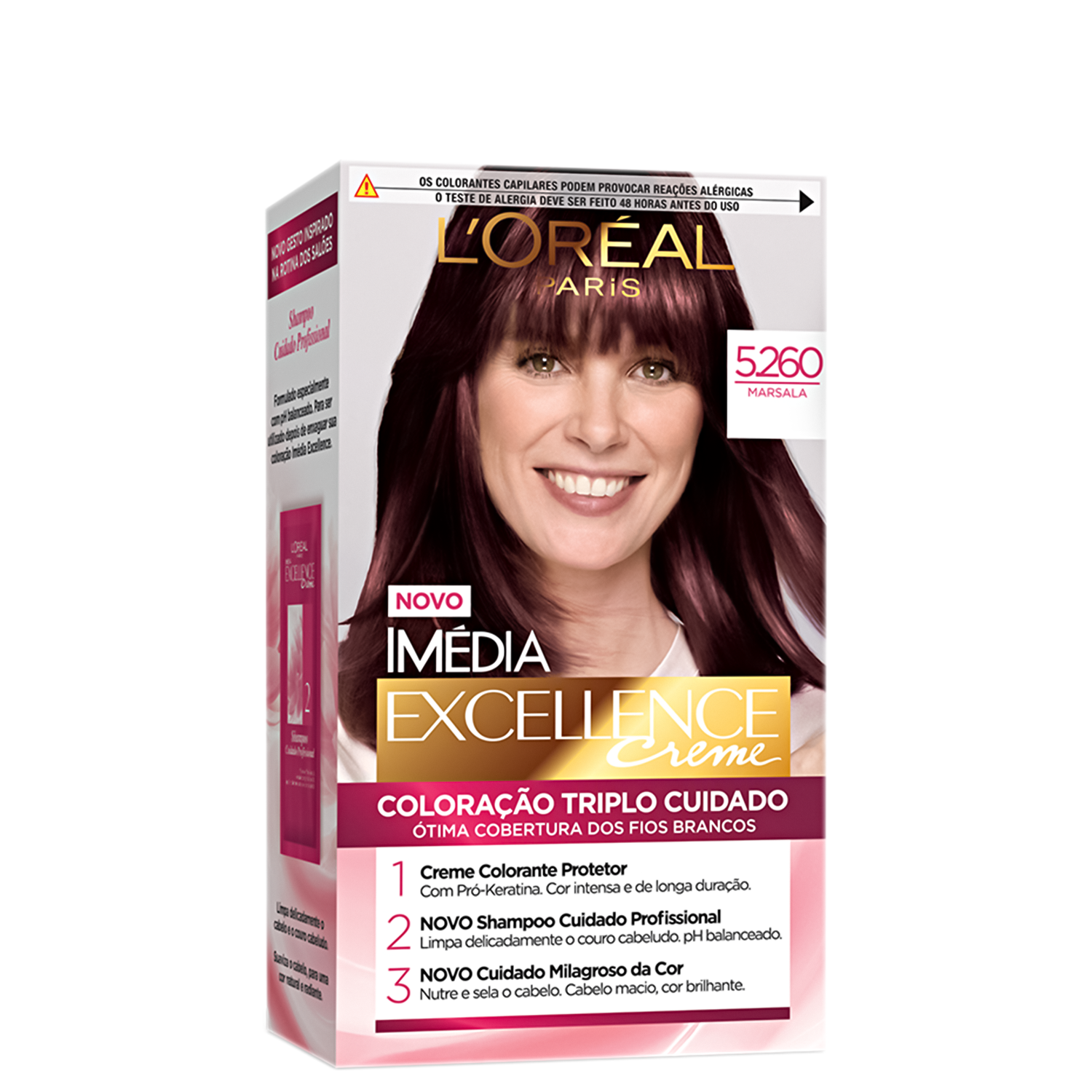 Imedia Excellence Creme Fashion Paris 5.260 Vermelho Glamour - Coloração